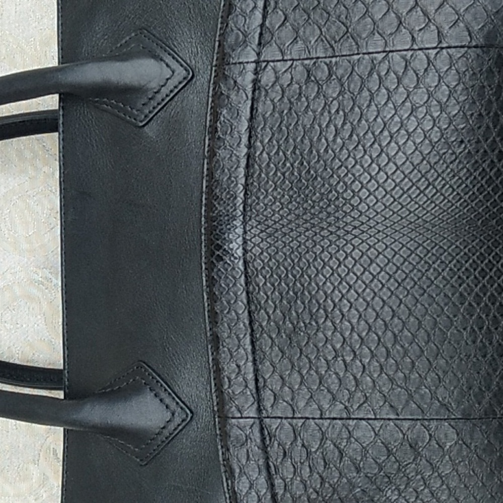 Reed Kraoff Leather Python Tote Bag - image 9